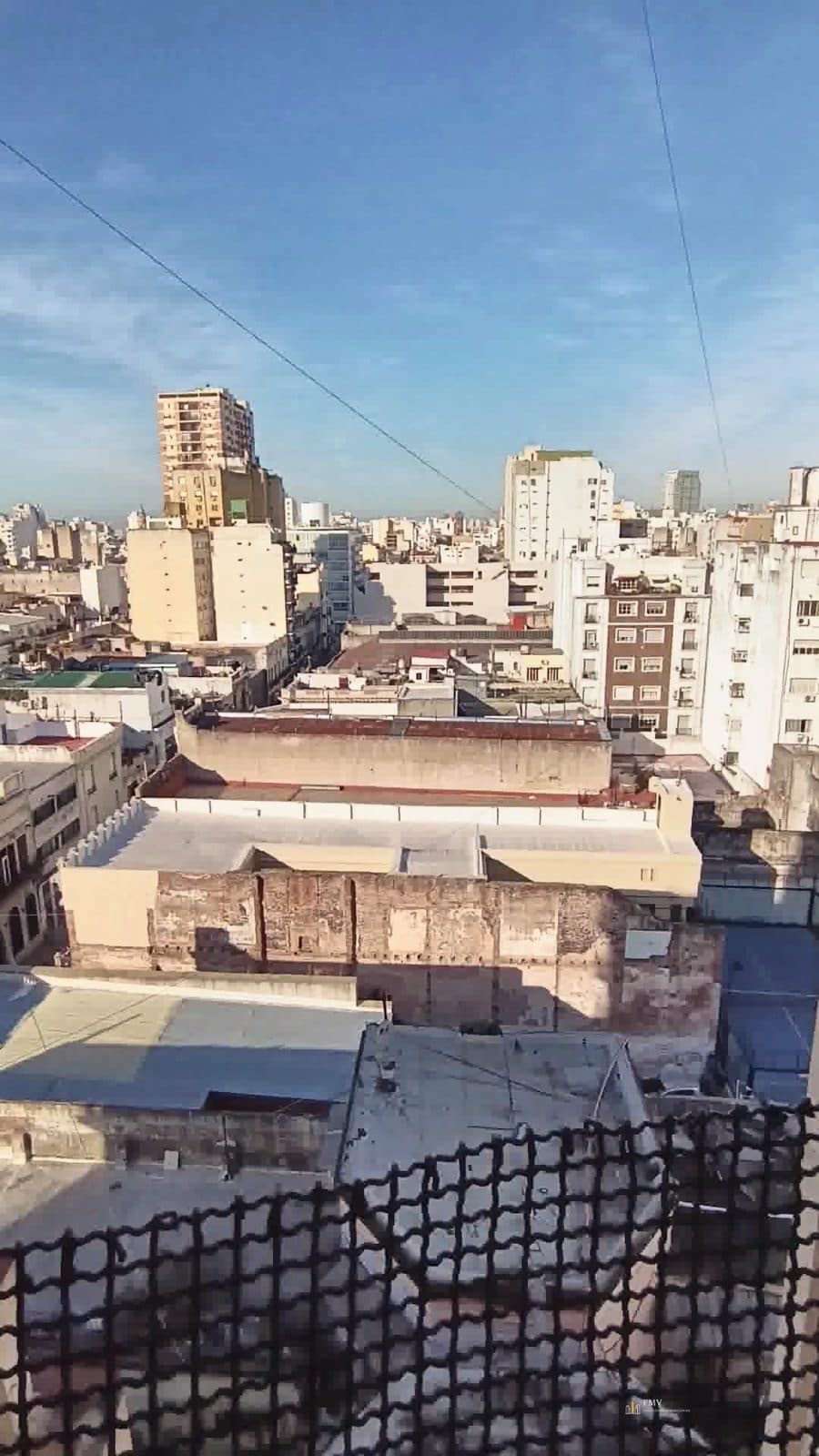 Balcón terraza propio con vista a la ciudad, departamento en San Telmo